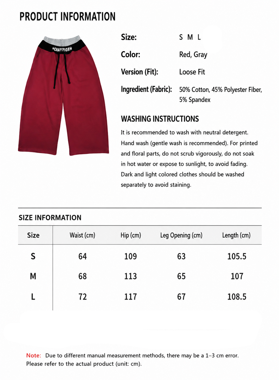 Faux Two-Piece Boxer Waist Curved Sweatpants